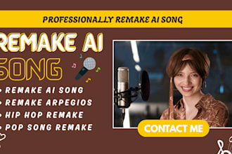 back tracks, remake ai song, suno ai song recreate into human studio quality