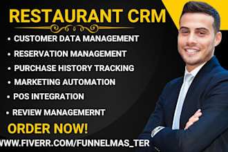 setup restaurant crm via eposnow toast square lightspeed cake pos touchbistro