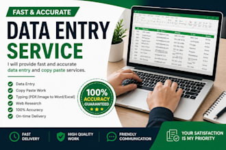 do fast and accurate typing , date entry , and copy typing