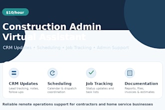 be your construction admin virtual assistant
