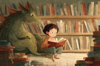 children book illustration and children book illustration