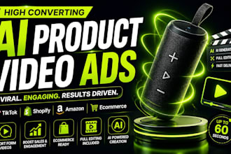 create high converting ai product video ads for tiktok ecommerce