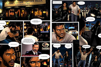 comic book artist comic illustration comic book page illustration comic artist