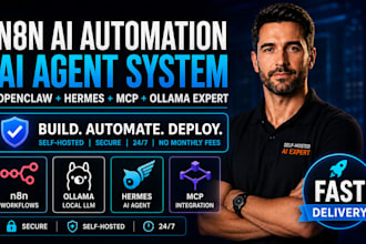 build n8n ai automation openclaw jarvis ai hermes ai agent system claude code