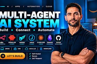 build jarvis ai multi agent n8n openclaw hermes obsidian github claude code mcp