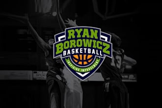 design sports basketball training business logo