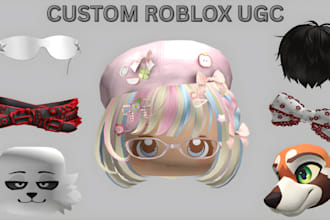 create custom roblox ugc accessories furry roblox ugc 3d avatar items asset pack