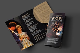 design bifold, trifold brochure