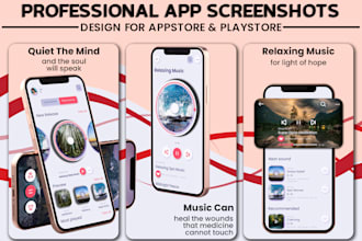 design high converting app screenshots for app store and google play
