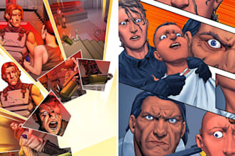 comic book illustration comic character nsfw comic superhero comic book artist