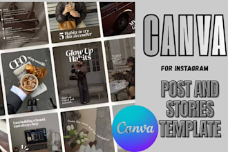 design modern brand identity templates with design aesthetic optimized for canva