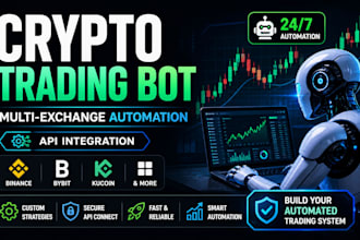 build crypto trading bot with multi exchange API integration