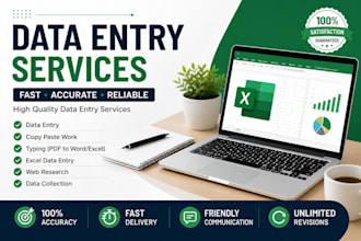do data entry, copy paste and typing work