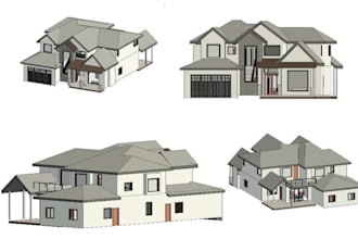 create 3d bim model revit architectural design floor plan drafting shop drawings