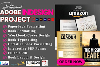 adobe indesign expert for book layout magazine ebook design and book formatting