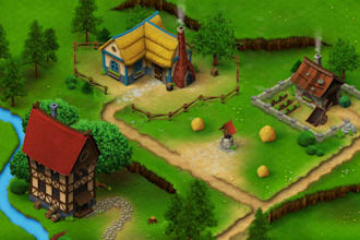 create 3d game map, 3d low poly game assets, game environment in low poly style