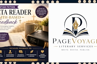 beta read your christian fiction with detailed faith feedback