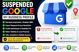 reinstate and fix suspended google my business profile reappeal disabled gmb