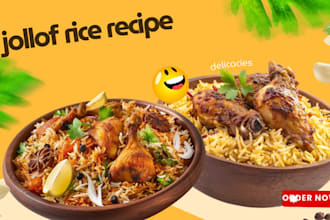 write recipe for jollof rice