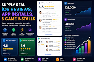 real user unlimited install rating,mobile app promotion,ios app review,downloads