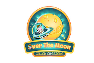 create a dreamy whimsical logo for food truck