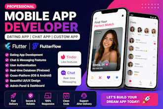be your flutterflow mobile app developer, flutterflow
