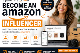 help you become an amazon affiliate and influencer