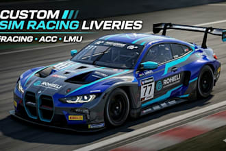 design a custom iracing and acc livery