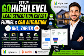 setup healthcare flutterflow gohighlevel lead generation, crm automation