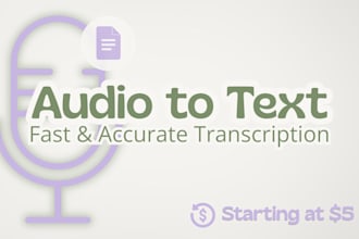 transcribe audio and video into accurate text