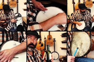 add live fiddle, mandolin, banjo, ukulele and guitar for your country song