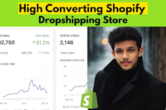 build a shopify dropshipping store that converts