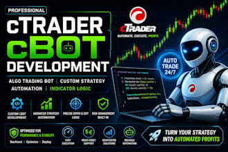 do ctrader cbot algo trading bot with custom strategy automation indicator logic