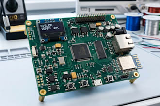 do pcb design and embedded firmware development for your project