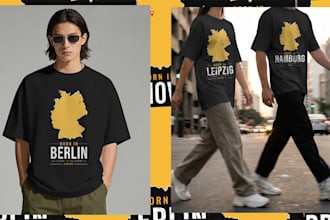 design 20 premium geography map and city t shirt bundle for pod