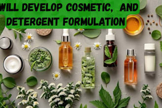 develop cosmetic and detergent formulations