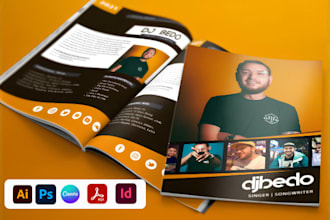 do epk design, author epk, artist press kit, media kit, press kit, dj press kit