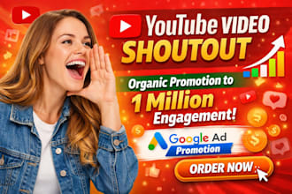 shoutout and promote your youtube channel to real USA subscribers