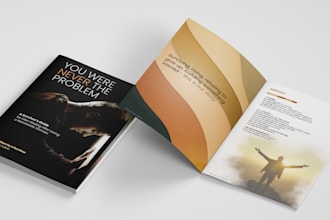 design visually rich book, booklet or reports