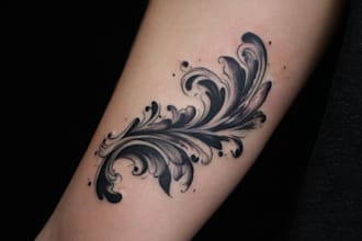 custom an abstract tattoo design for you