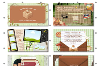 create an interactive canva website template