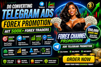 do converting telegram ads forex promotion hit 500k forex trader forex promotion