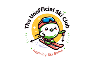 design creative ski club logo