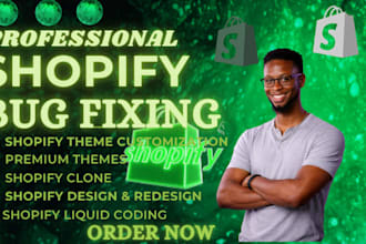 do shopify custom coding or bug fixing wordpress issues php