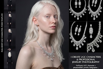 create a custom ai ugc model for your jewelry brand