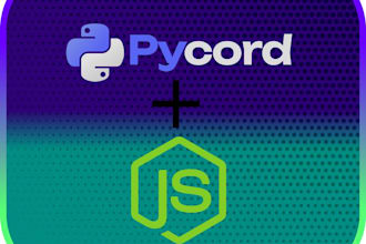 create a discord bot using nodejs or pycord