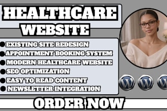 healthcare website, medical website, clinic website, doctor site, hospital site