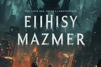 design fantasy, sci fi, horror and dystopian book cover art