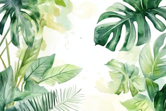do a watercolor illustration