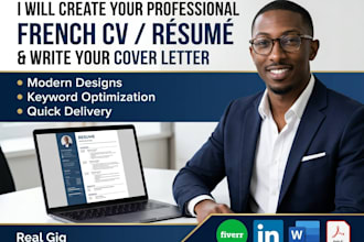 french cv french resume writing french writing service modern cv
